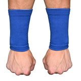 Blue Wrist Support Sleeves - Pro Game Sports