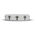 Faith Cross White Wristband - Pro Game Sports