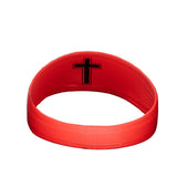Faith Cross Red Headband - Pro Game Sports