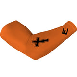 Faith Cross Orange Arm Sleeve - Pro Game Sports