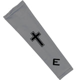 Faith Cross Grey Arm Sleeve - Pro Game Sports
