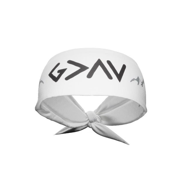 God Is Greater Than The Highs and Lows Tie Headband - Pro Game Sports