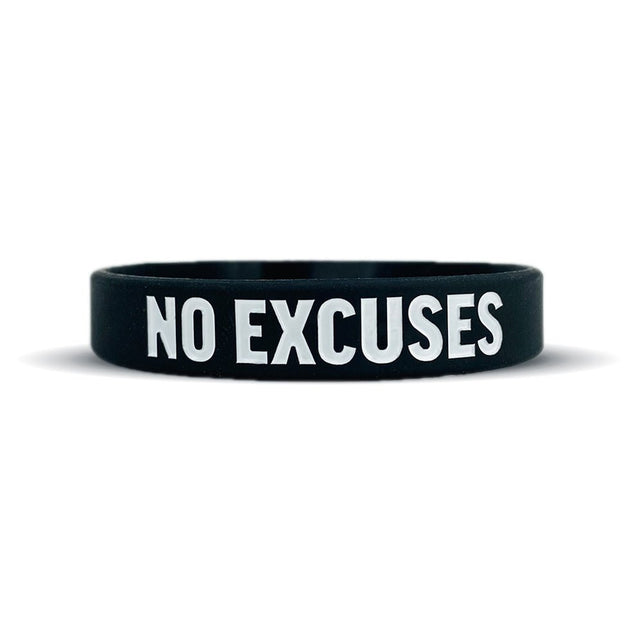 NO EXCUSES Wristband - Pro Game Sports