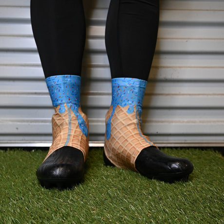 Blue Ice Cream Cleat Covers (Spats) - Pro Game Sports
