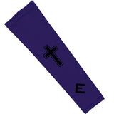 Faith Cross Purple Arm Sleeve - Pro Game Sports