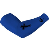 Faith Cross Blue Arm Sleeve - Pro Game Sports