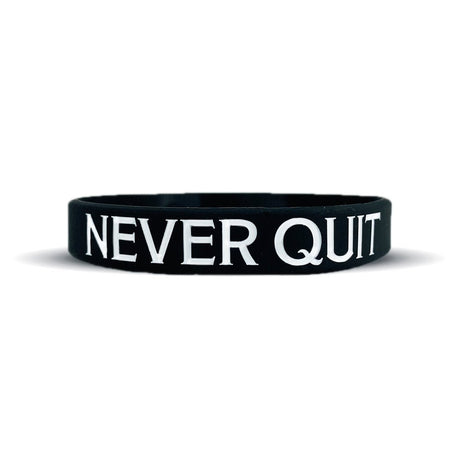 NEVER QUIT Wristband - Pro Game Sports