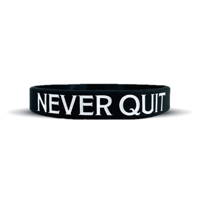 NEVER QUIT Wristband - Pro Game Sports