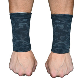 Blackout Camo Wrist Support Sleeves - Pro Game Sports