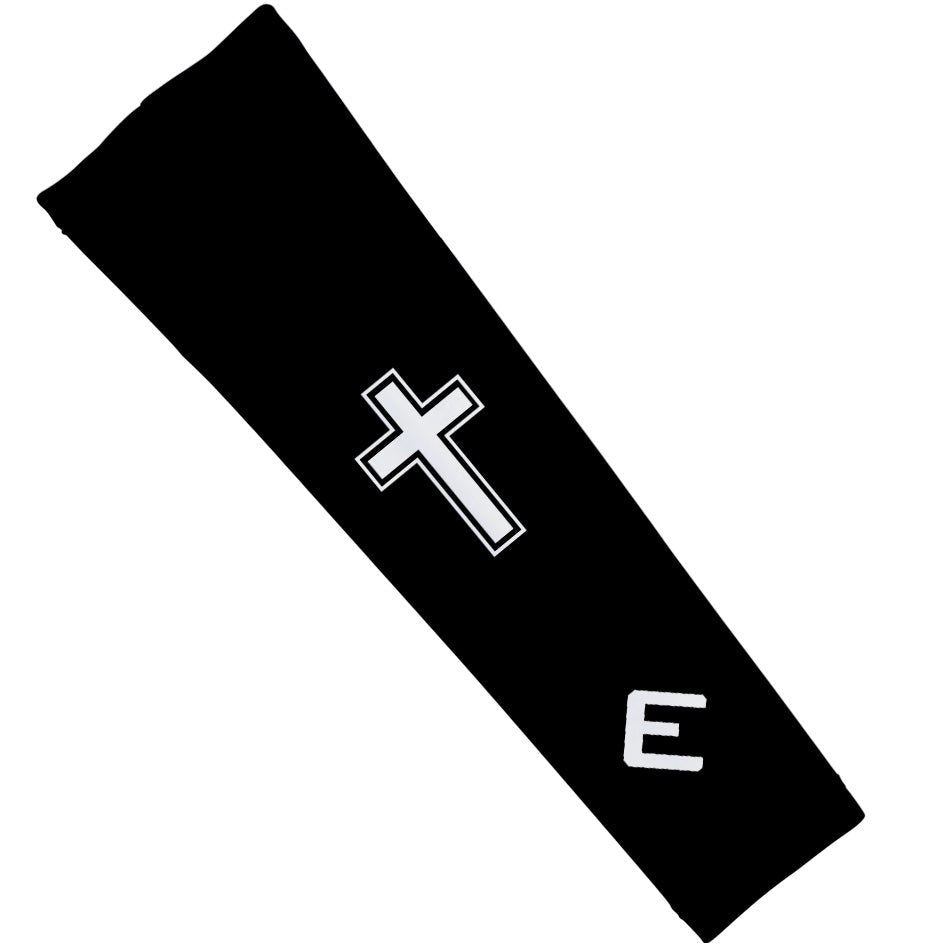 Faith Cross Black Arm Sleeve - Pro Game Sports