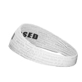 White BLESSED Headband - Pro Game Sports