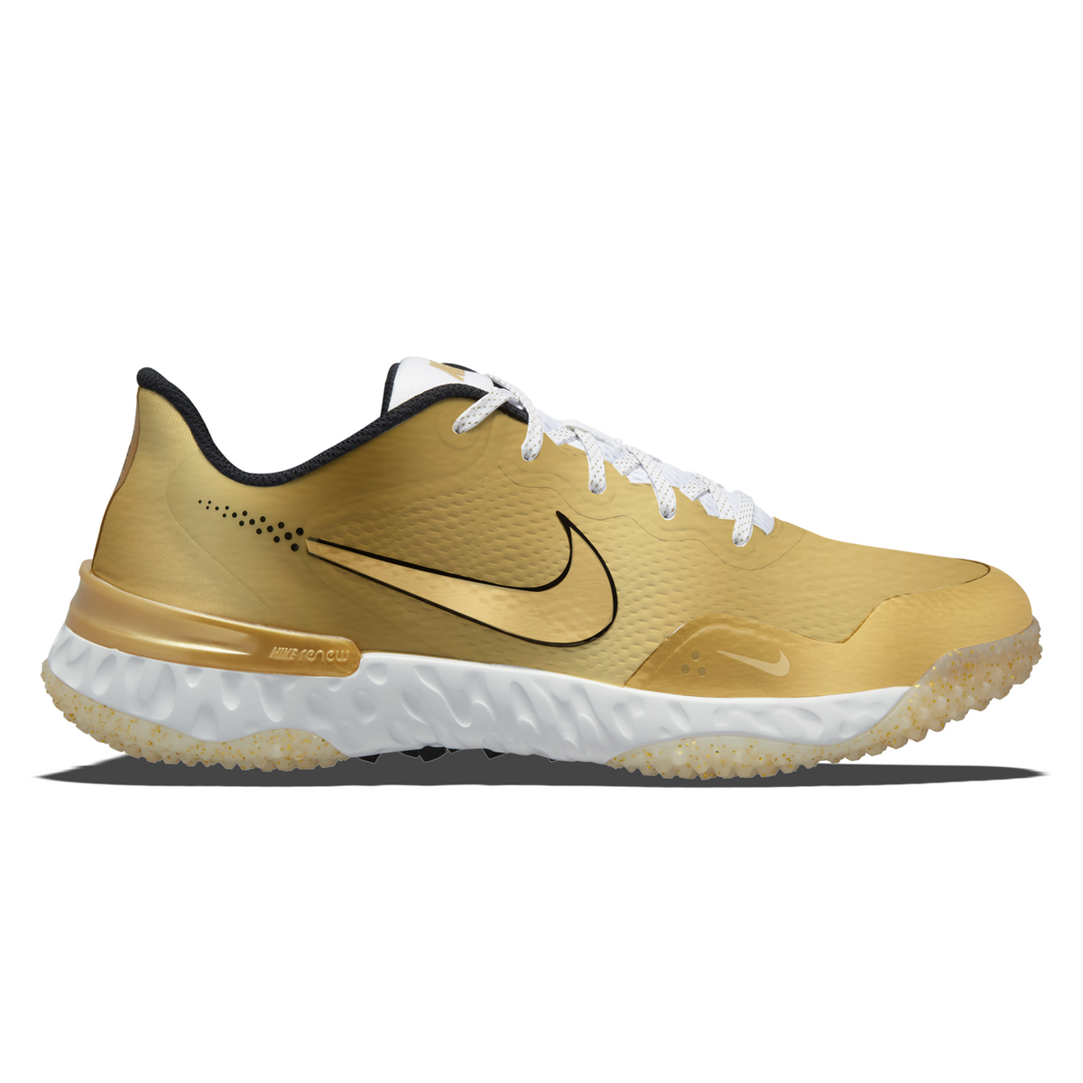 "Metallic Gold" Nike Alpha Huarache Elite 3 Turfs