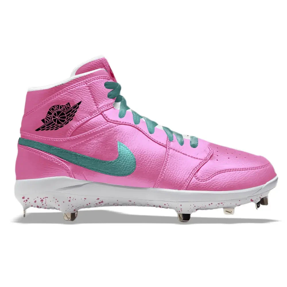 "Metallic Iced Tea" Jordan 1 Retro Cleats