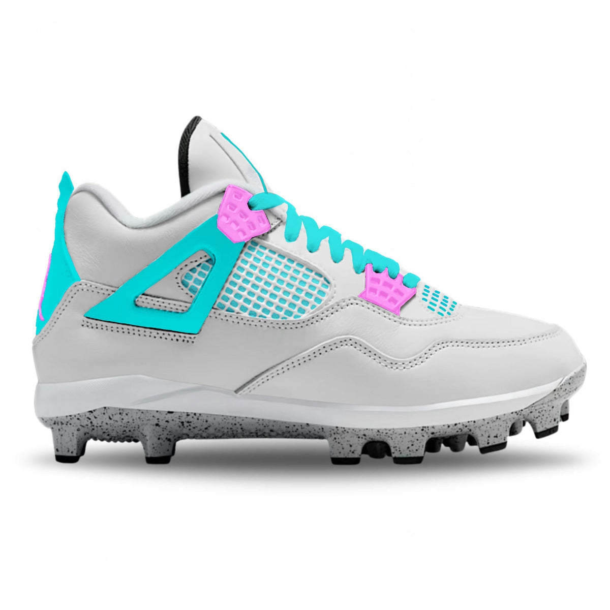 "Miami" Jordan 4 Retro MCS Cleats