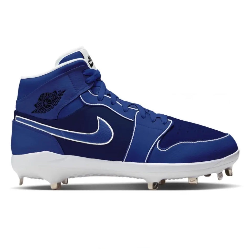"Midnight Navy" Jordan 1 Retro Cleats