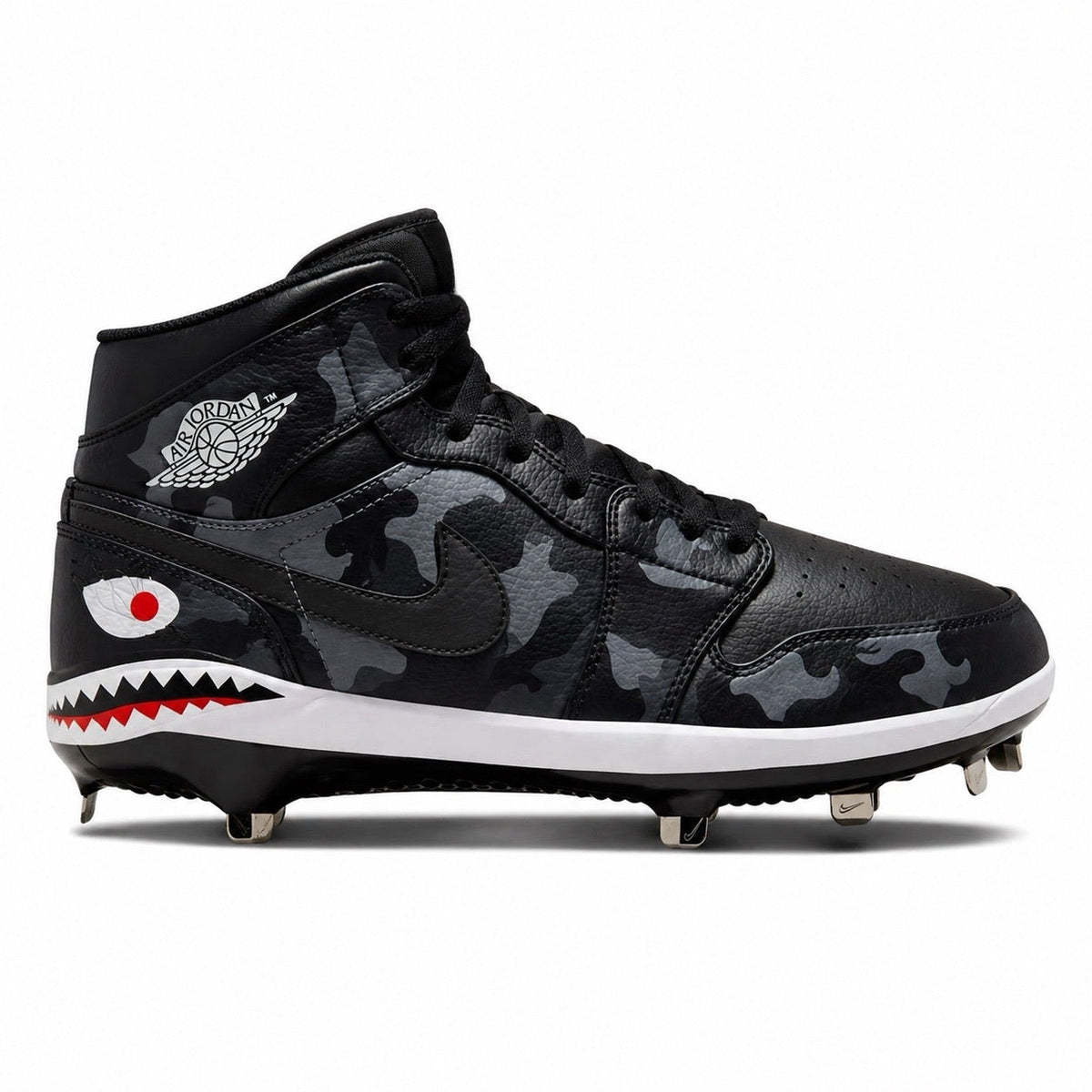 "Midnight Predator" Jordan 1 Retro Cleats