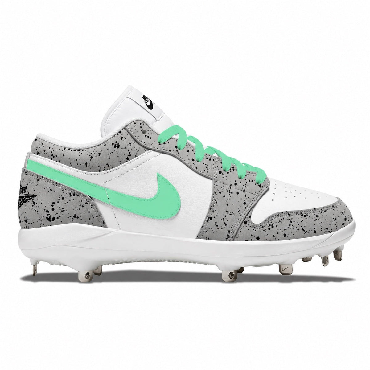 "Mint Cement" Jordan 1 Retro Cleats