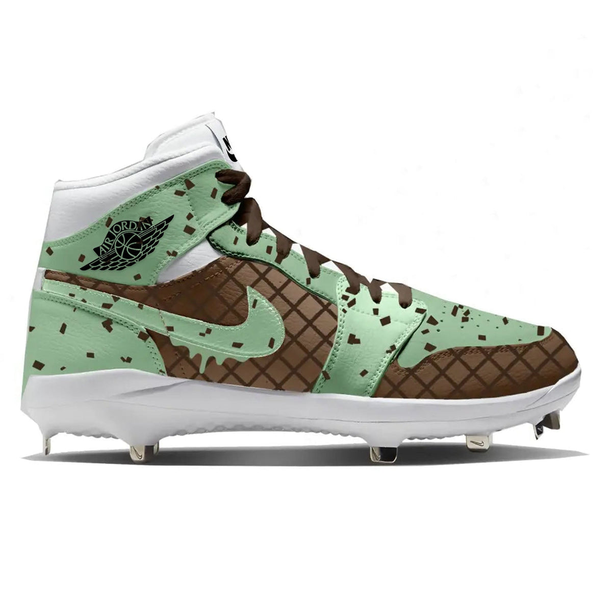 "Mint Chip" Jordan 1 Retro Cleats