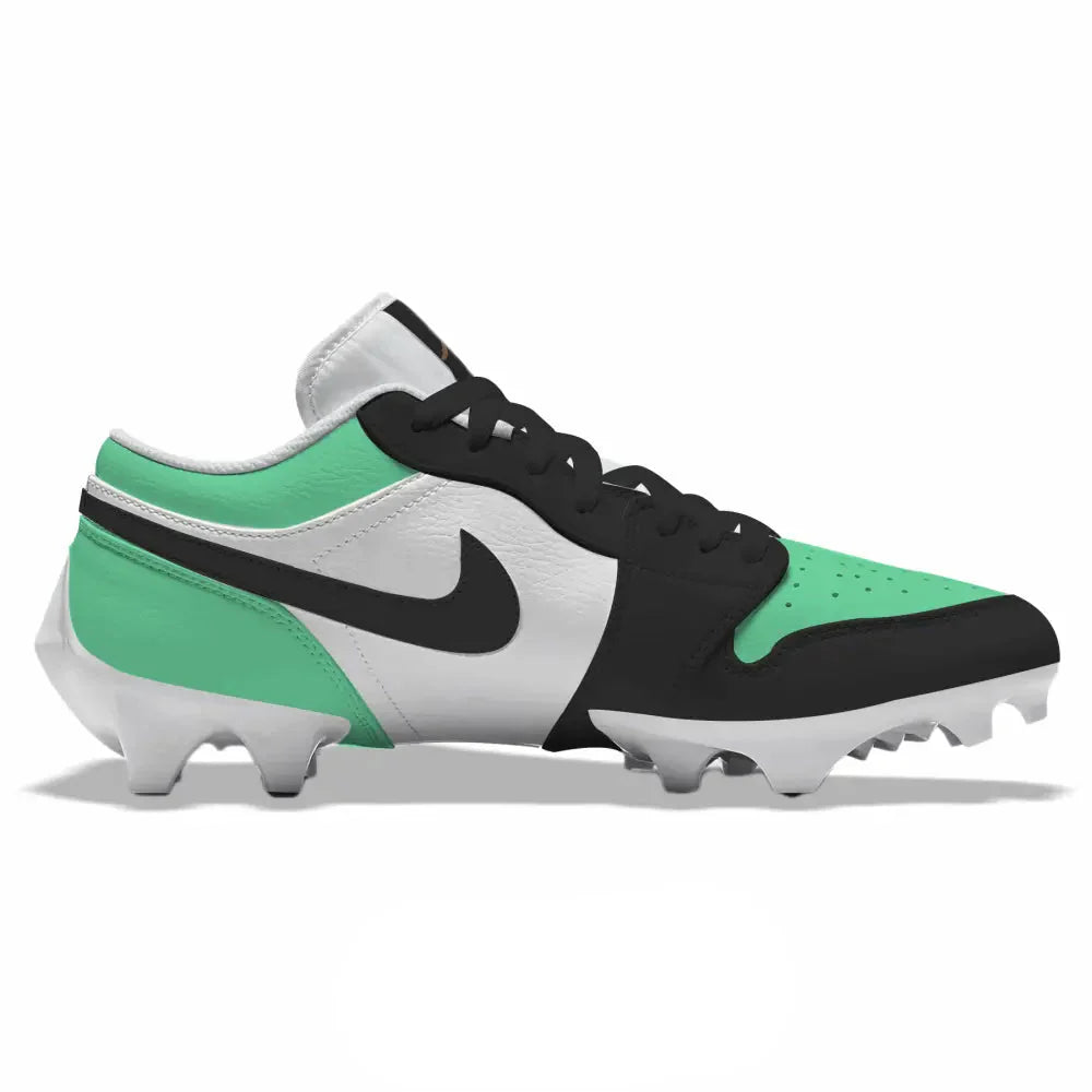 "Mint Toe” Jordan 1 Vapor Edge Low Cleats