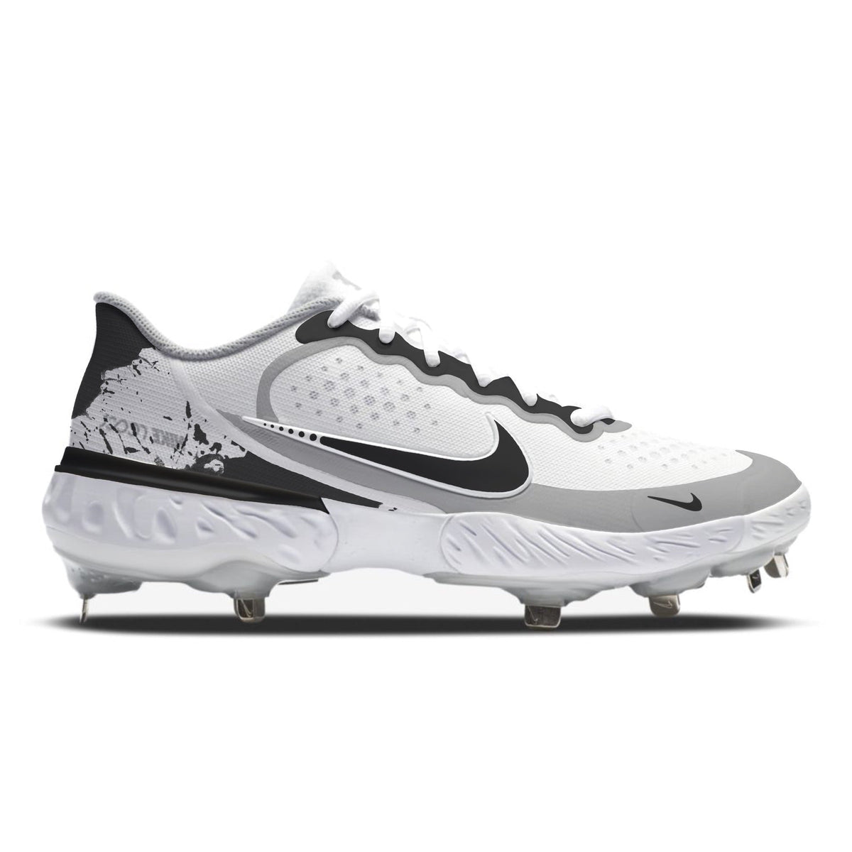 "Mono Splash" Nike Alpha Huarache Elite 3 Low Cleats