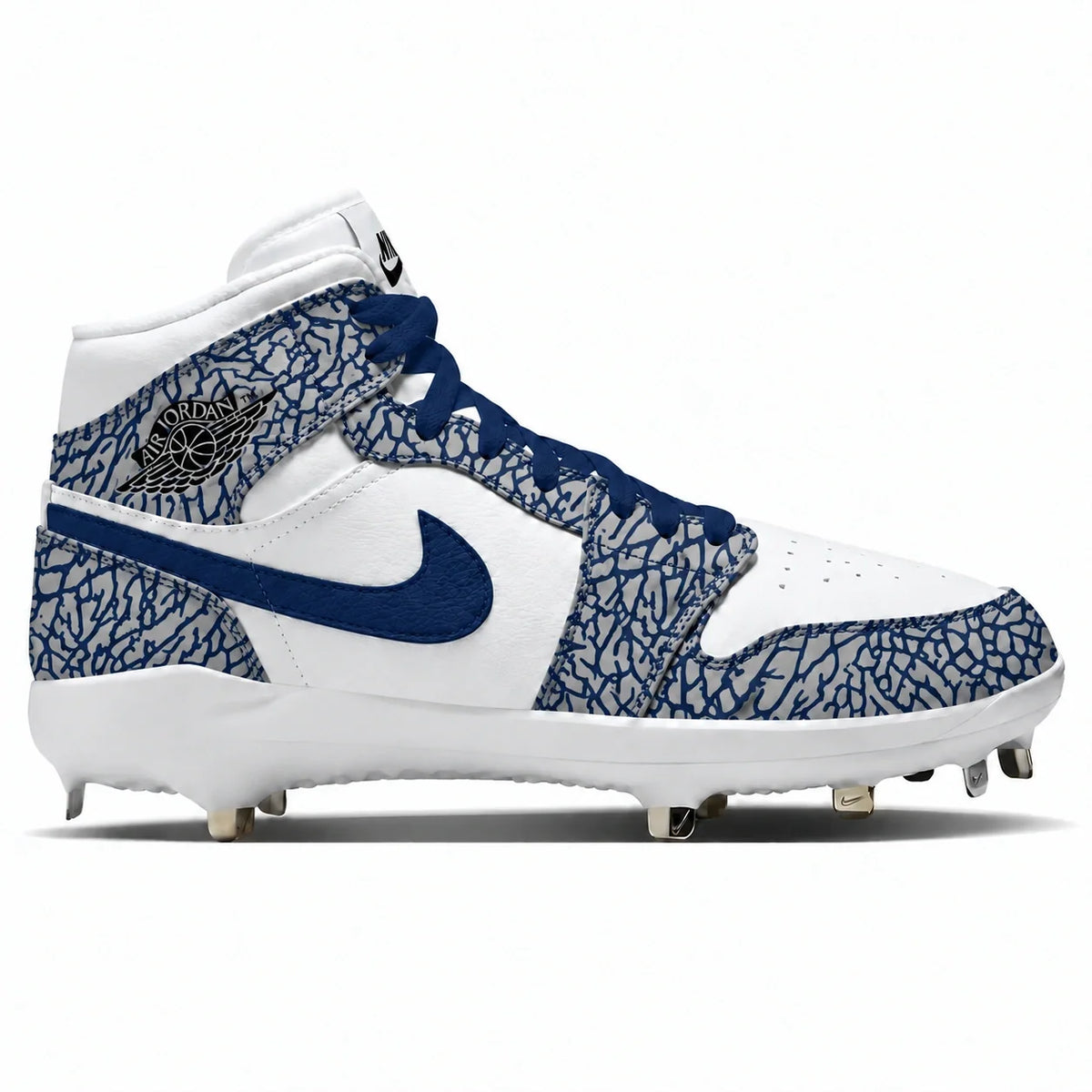 "Navy Elephant" Jordan 1 Retro Cleats