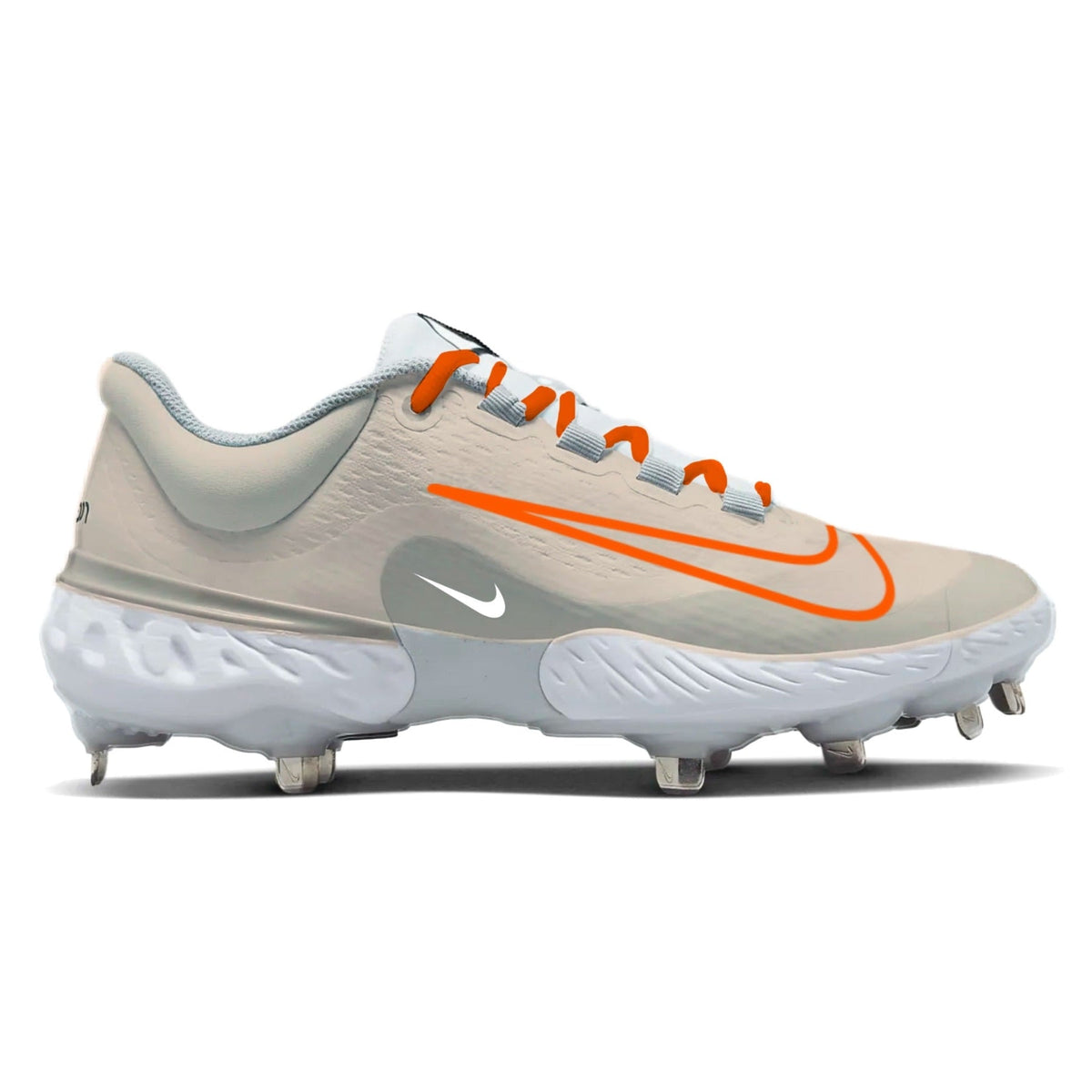 "Neon Cream" Nike Alpha Huarache Elite 4 Low Cleats