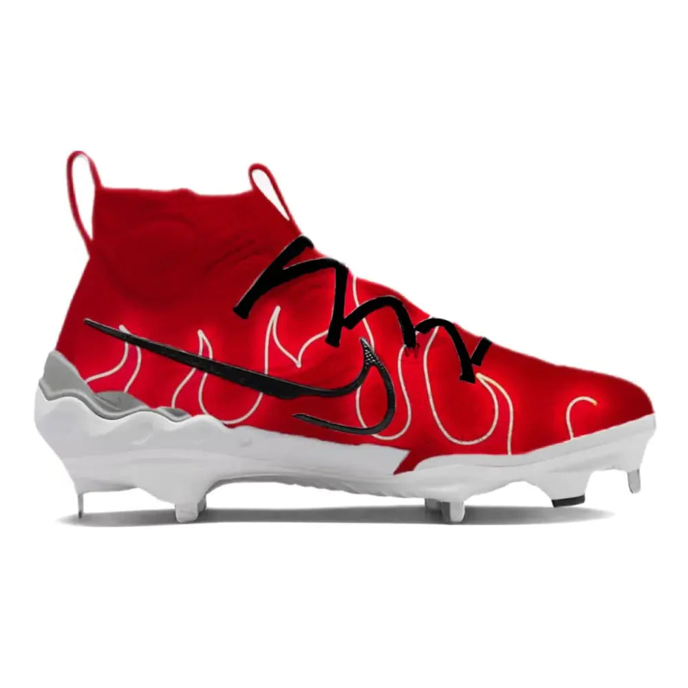 "Neon Flames" Nike Alpha Huarache NXT Cleats