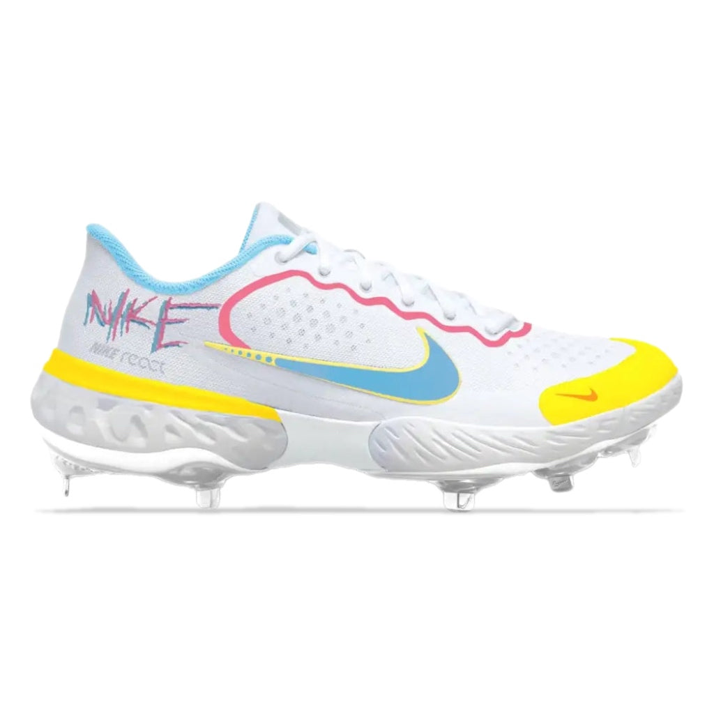 "Neon Graffiti" Nike Alpha Huarache Elite 3 Cleats