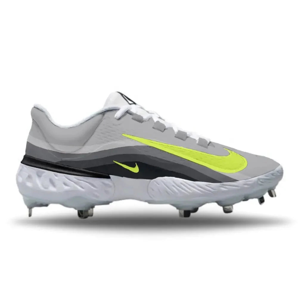 "Neon" Nike Alpha Huarache Elite 4 Low Cleats