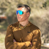 FLARE - Crystal Blue Polarized Sunglasses