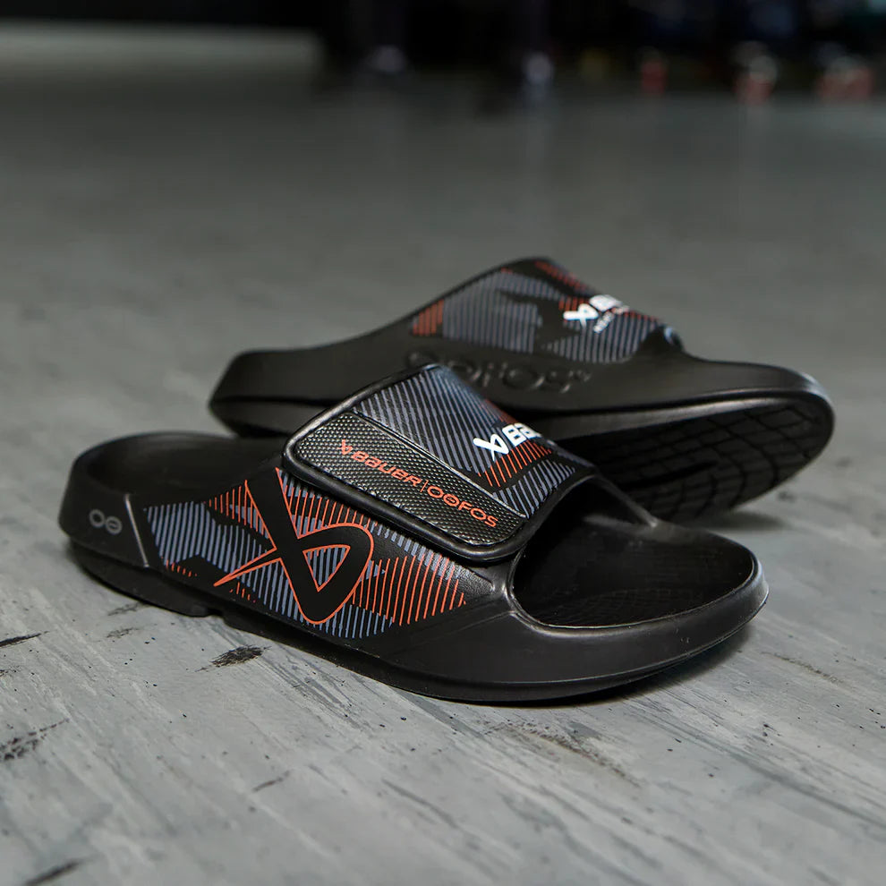 S23 Bauer Oofos NG Sport Flex Slide - Black