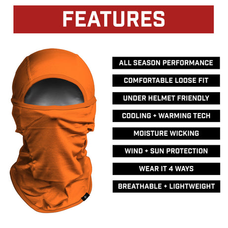 Orange Balaclava Mask (Shiesty) - Pro Game Sports