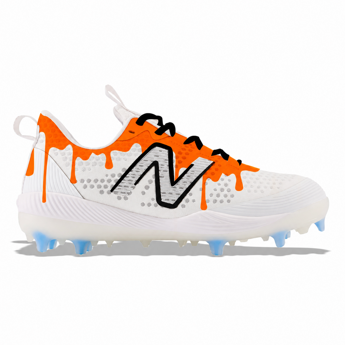 "Orange Drip" New Balance FuelCell COMPv3 TPU Baseball Cleats