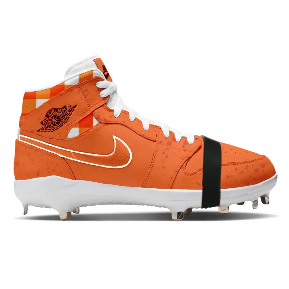"Orange Lobster" Jordan 1 Retro Cleats