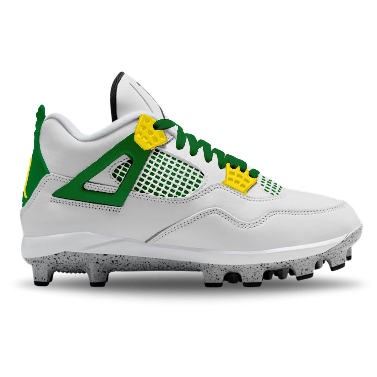 "Oregon" Jordan 4 Retro MCS Cleats