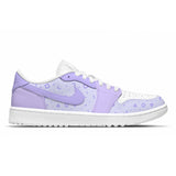 "Pastel Purple" Jordan 1 Golf Shoes