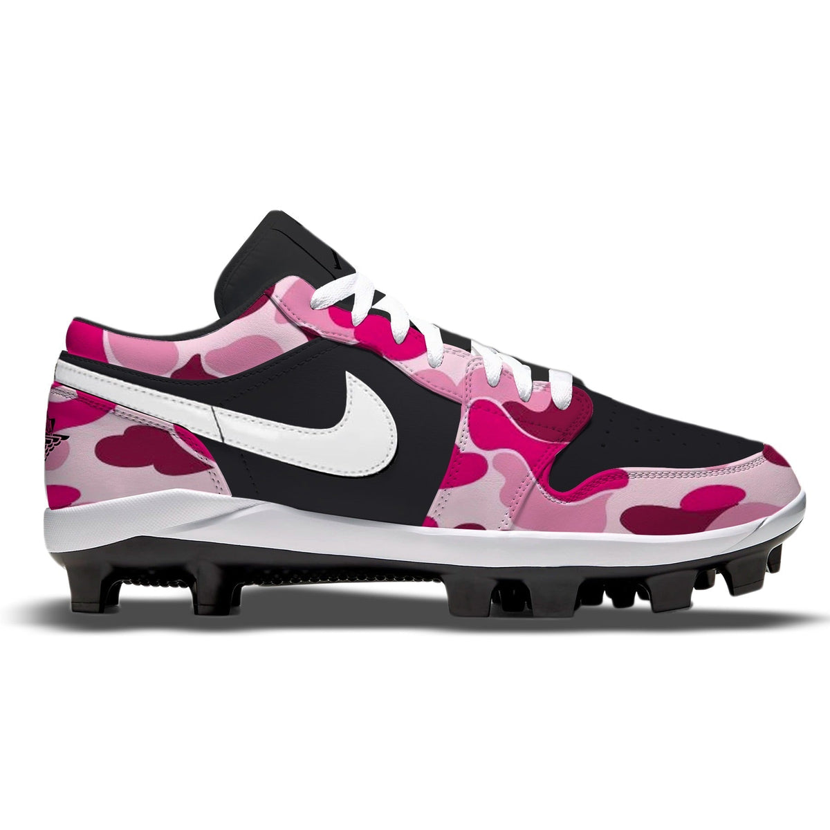 "Pink Army Camo" Jordan 1 Retro Cleats