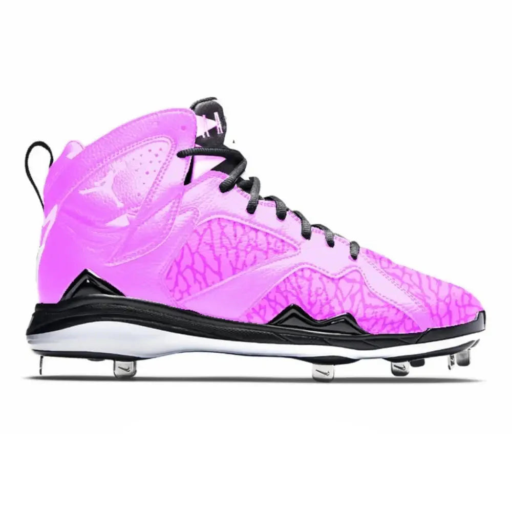 "Pink Elephant" Jordan 7 Retro Cleats