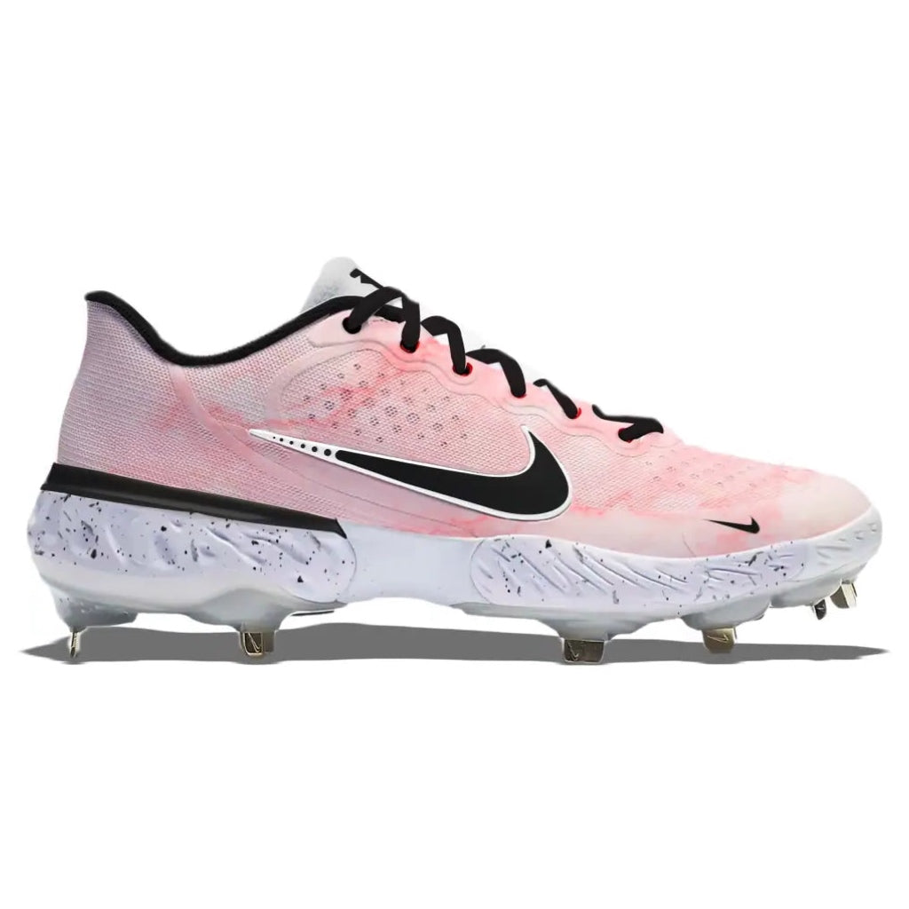 "Pink Marble" Nike Alpha Huarache Elite 3 Cleats