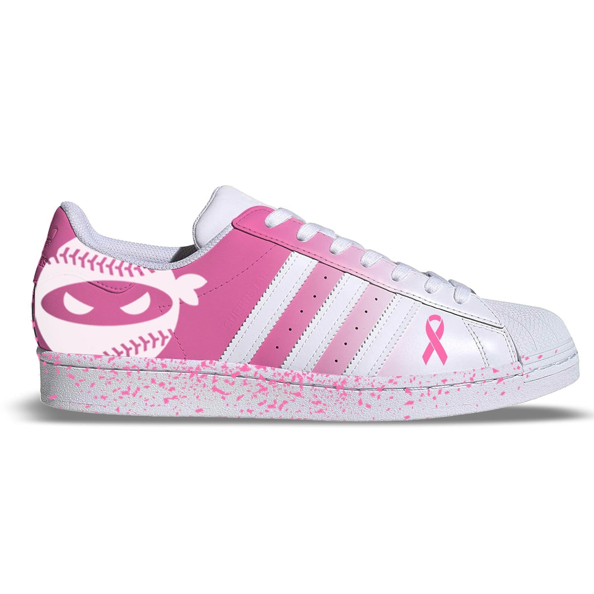 "Pink Ninja" Adidas Superstar Shoes