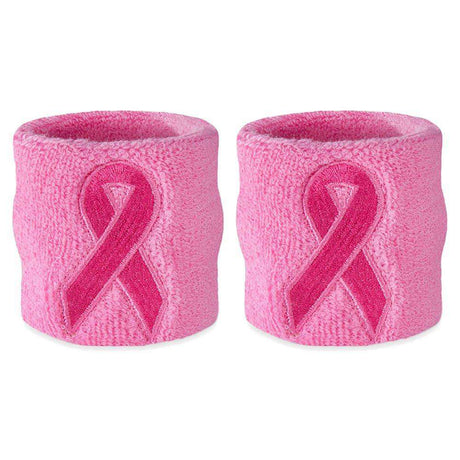Pink Ribbon Wristband Pair - Pro Game Sports