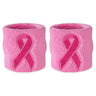 Pink Ribbon Wristband Pair - Pro Game Sports