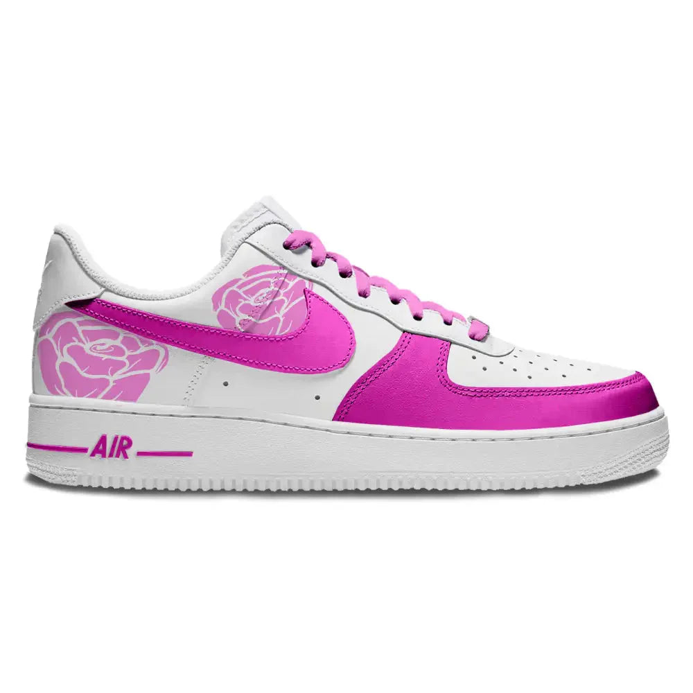 "Pink Roses" Nike Air Force 1 Low Shoes