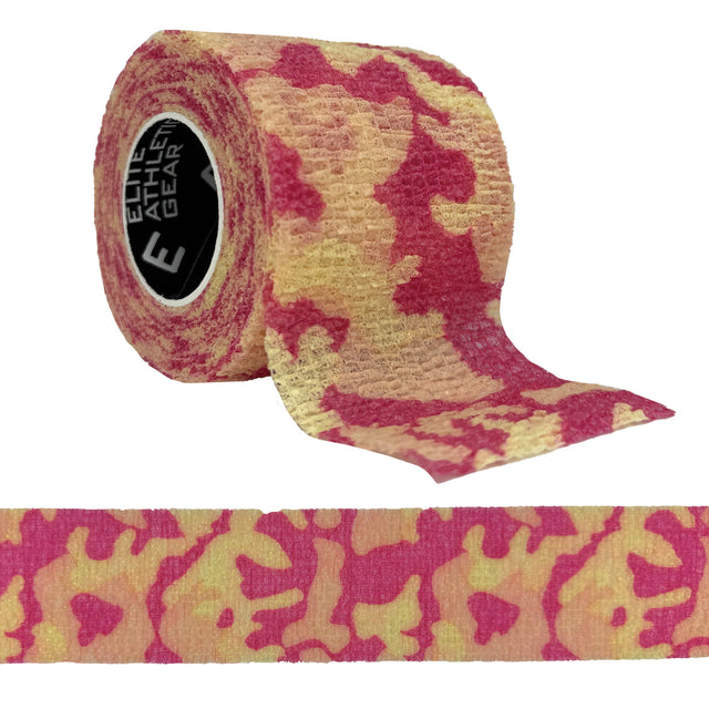 Pink Camo Self Stick Athletic Tape - Pro Game Sports