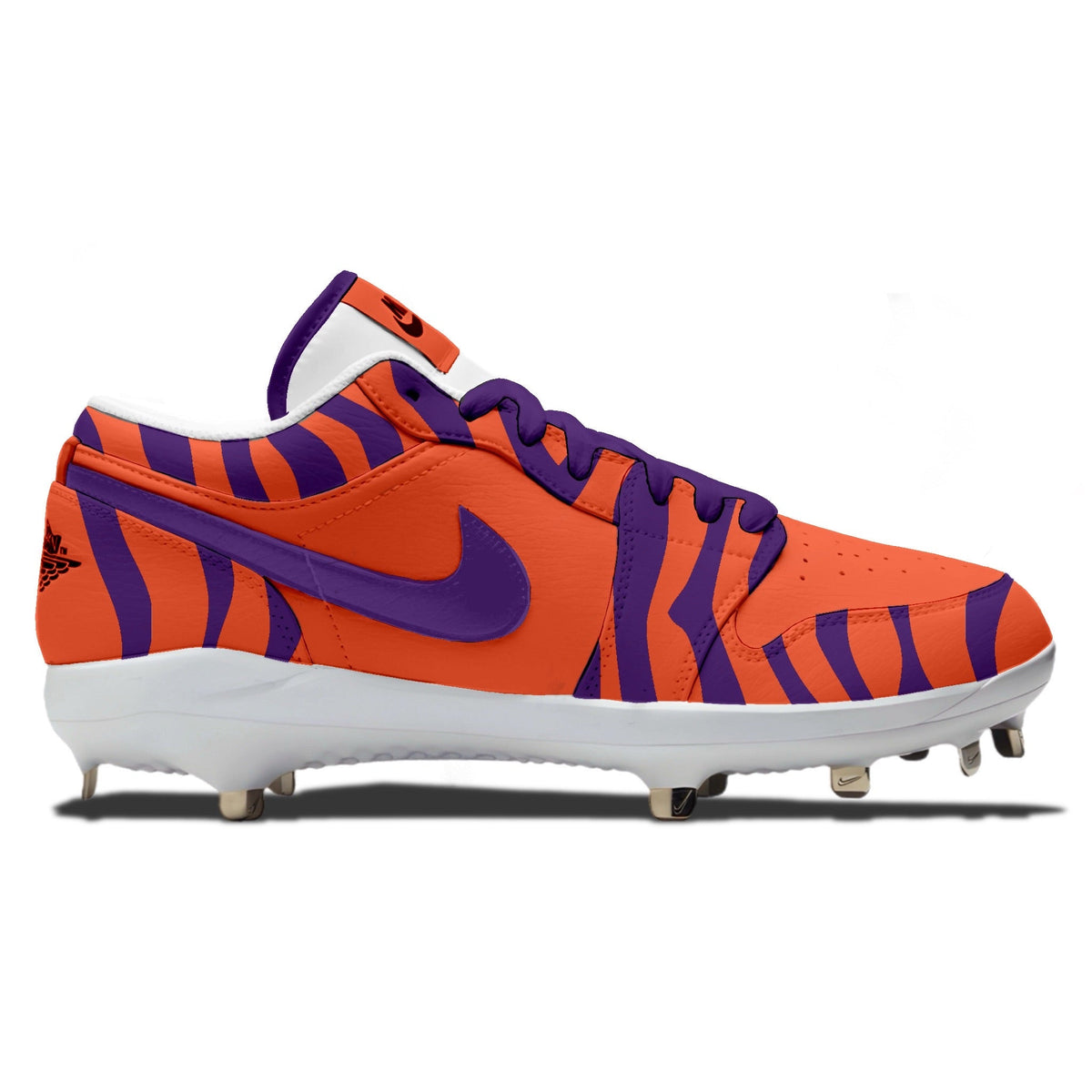 "Purple Bengal" Jordan 1 Retro Cleats