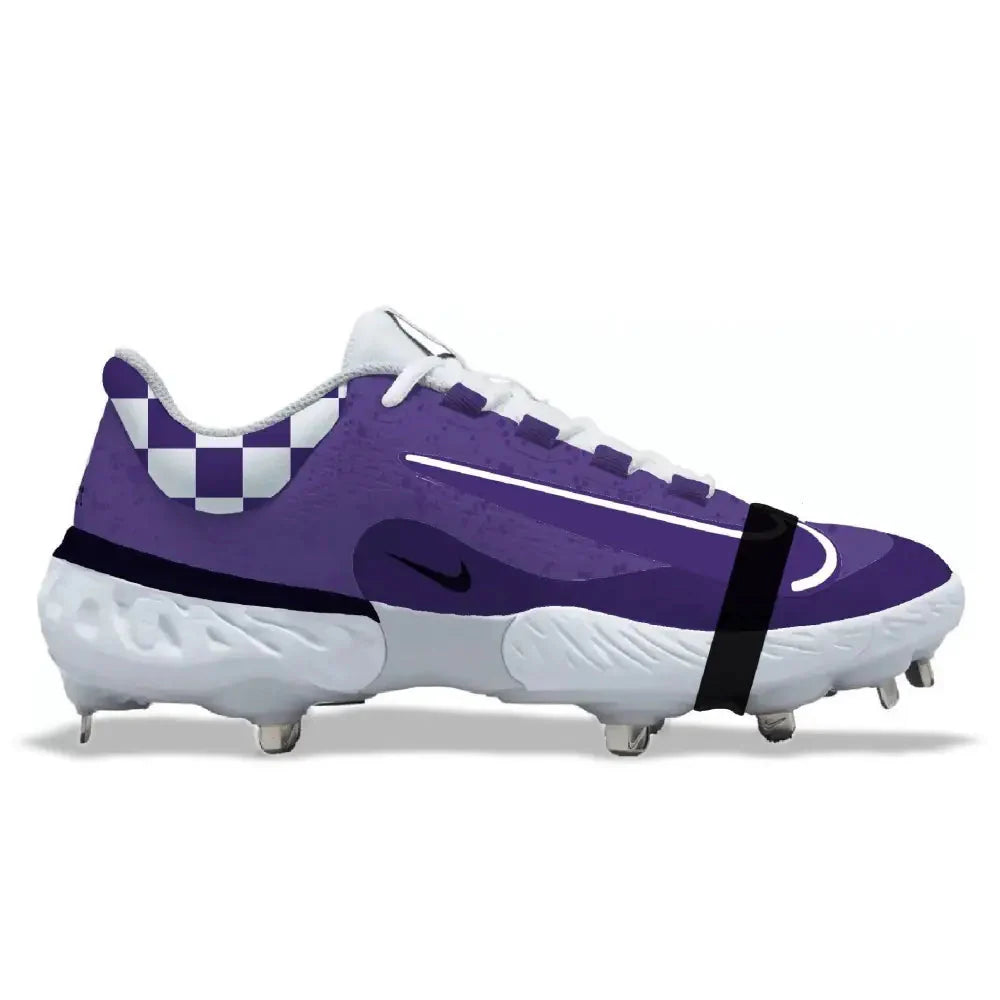 "Purple Lobster" Nike Alpha Huarache Elite 4 Low Cleats