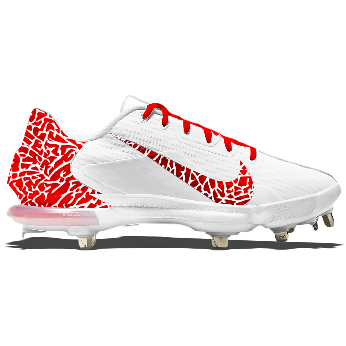 "Red Elephant" Nike Force Zoom Trout 7 Pro Cleats