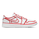 "Red Lines" Jordan 1 Golf Shoes