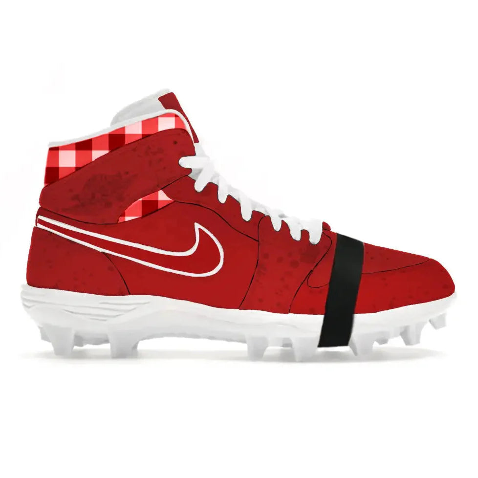 "Red Lobster" Jordan 1 TD Cleats