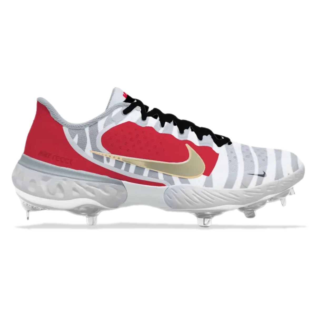 "Red Orbit" Nike Alpha Huarache Elite 3 Low Cleats